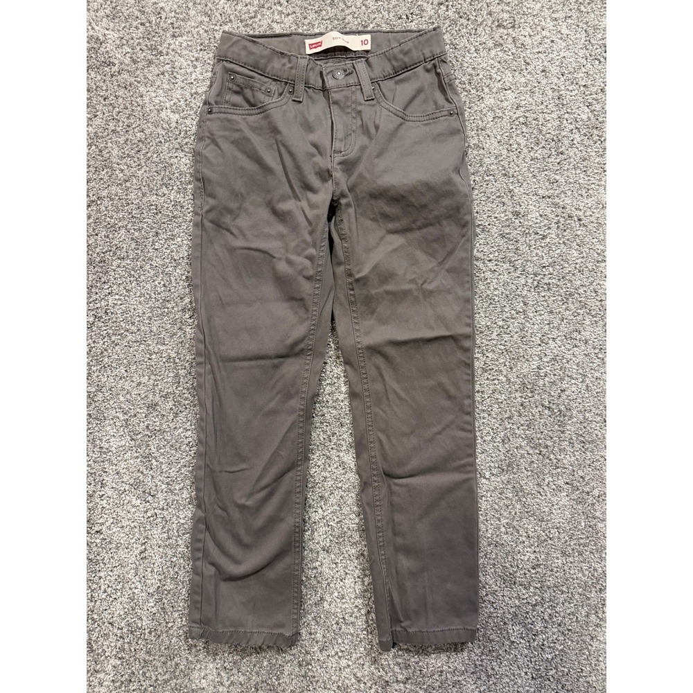 Levis 511 Jeans Youth 25X26 Slim Gray Pants 10 Reg Medium Wash Denim